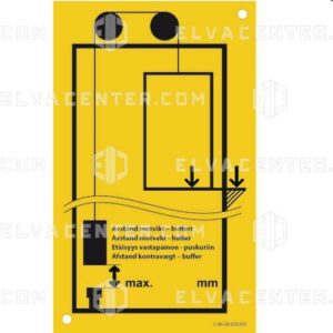 050388 - Panneau Distance contrepoids-amortisseur D GB F ES