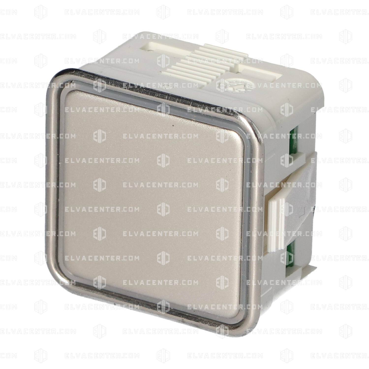 Schaefer, Pushbutton MT42 IX - stainless steel - screw terminal - Led Red - 30V - 1NO - Engraving