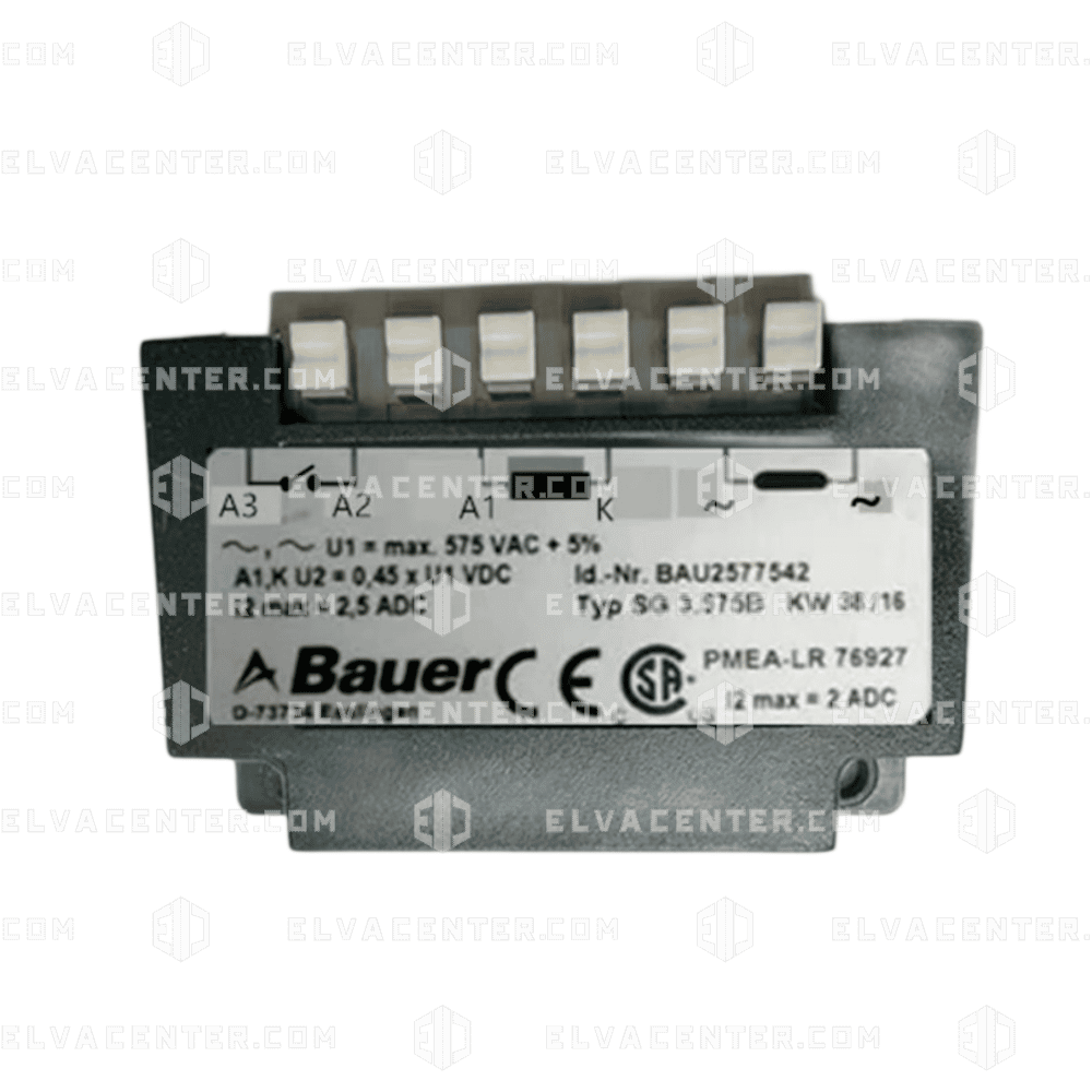 Bauer, Rectifier Type SG3.575B