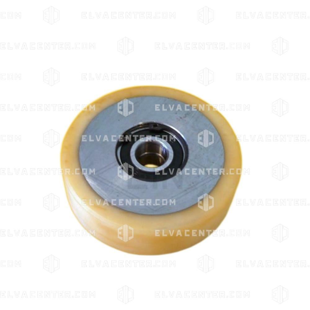 Roller - D100 x 30 - axe 17 mm- , 2 x ball bearing