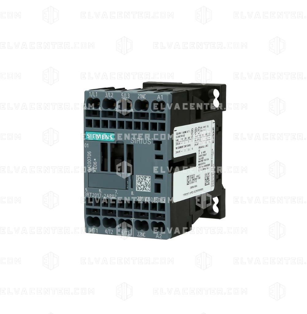 Siemens, Contactor - Sirius 3RT2 - 230V AC - 3p + 1NC - 12 A - 5,5 kW