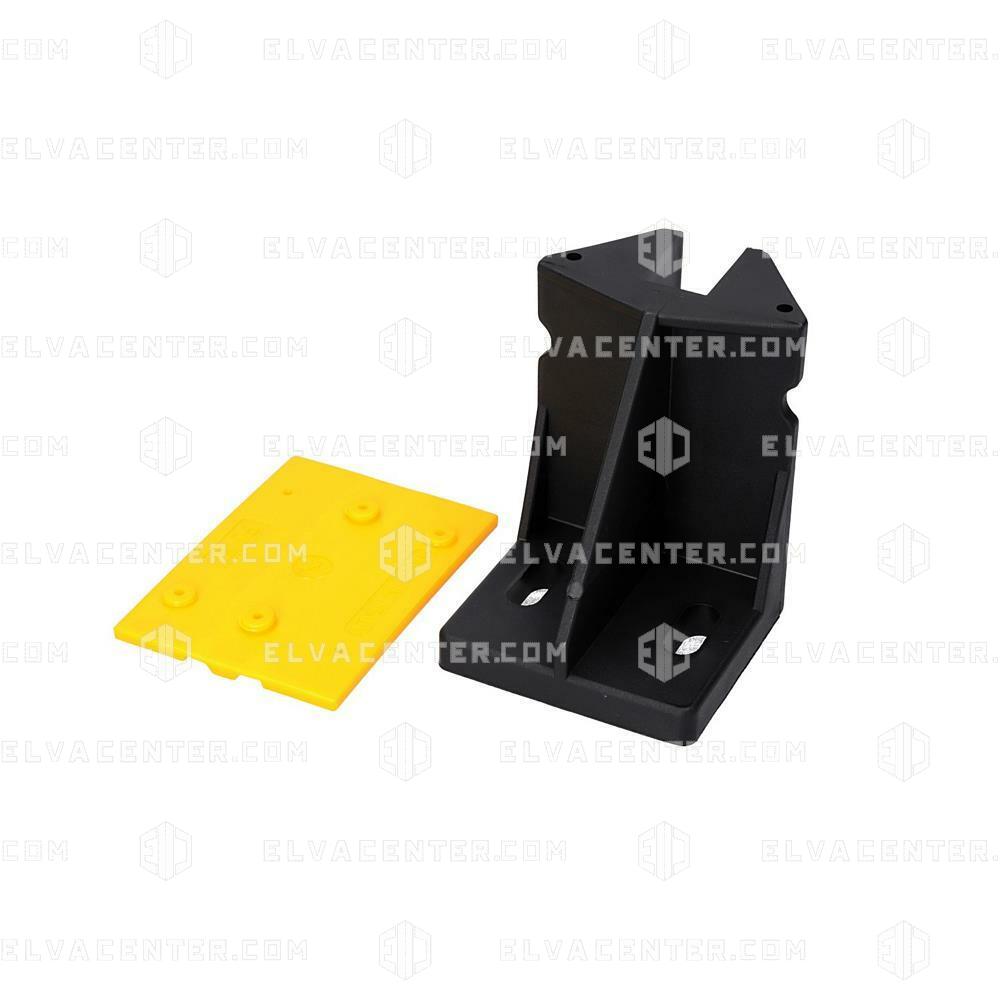 PFB, Guide shoe hooked - plastic - for guides 5 mm