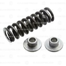 veer Ø10.5mm Ø50mm L=160mm max last 575kg + spacer, eindkapjes met gat 21mm (CF3SP-21)