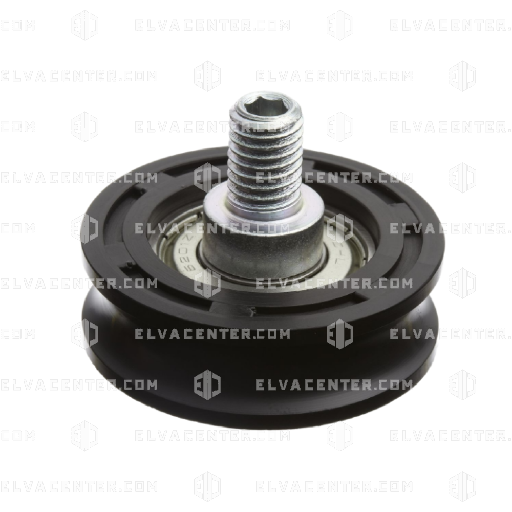 CMM, door roller above cabin / shaft Ø35mm