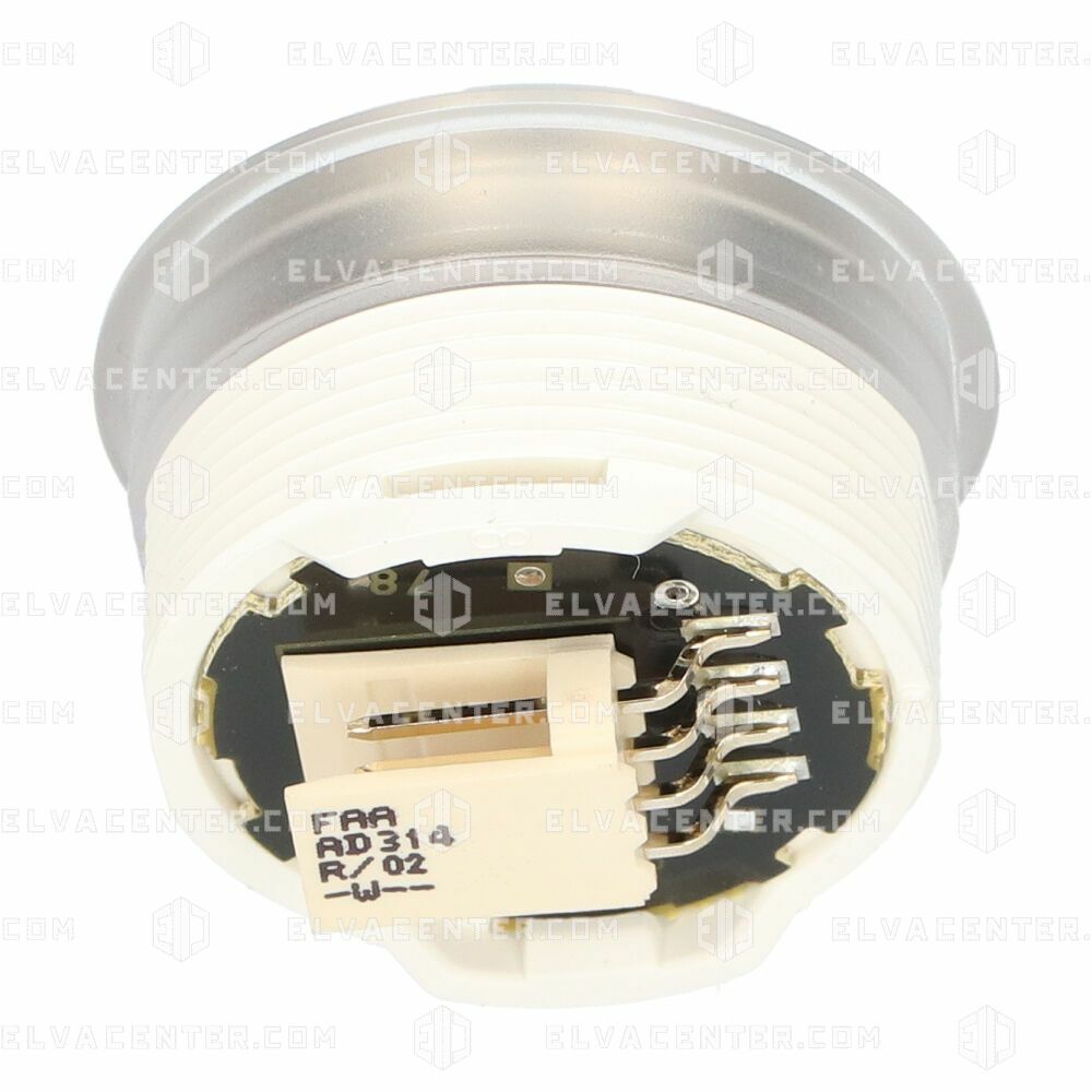 Otis, Knob Chrome Brushed With White Led MSC