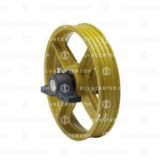 PFB, Pulley Ø400 - N4 x Ø9-10 - with supports