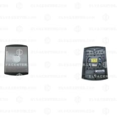 KONE, Poste d’appel d’atterrissage (LOP) SIGMA 1 bouton (couleur métal)