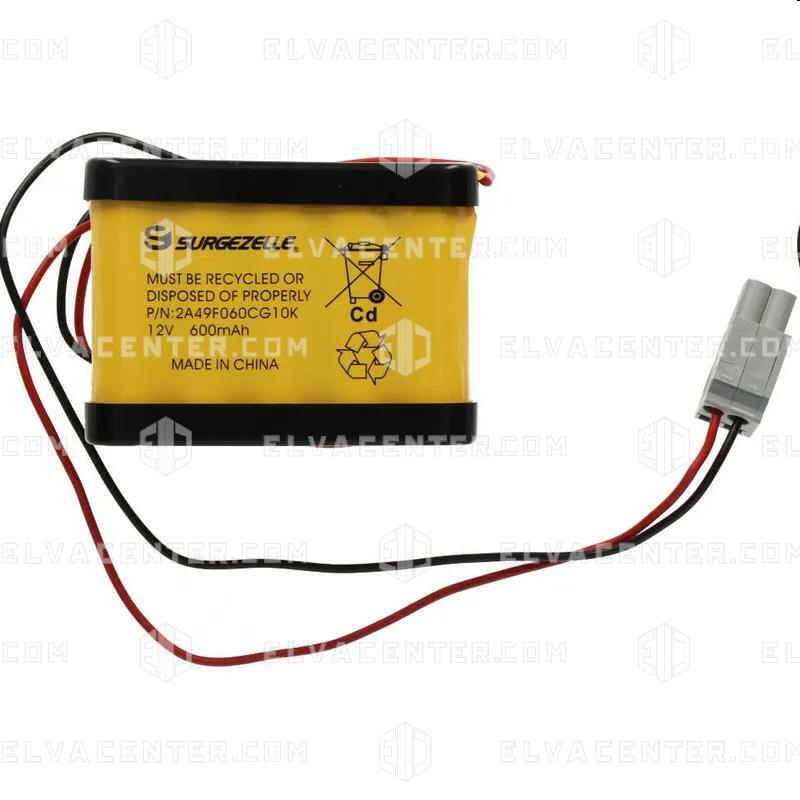 Battery Ni.Cad. 12V 600mAH + cable / plug