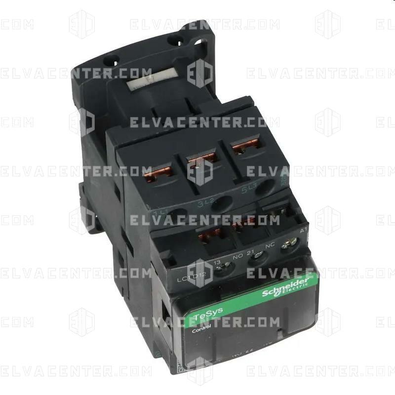 Schneider, Contactor 12 A - 3P - 1 NO + 1 NC - 110 V AC spoel