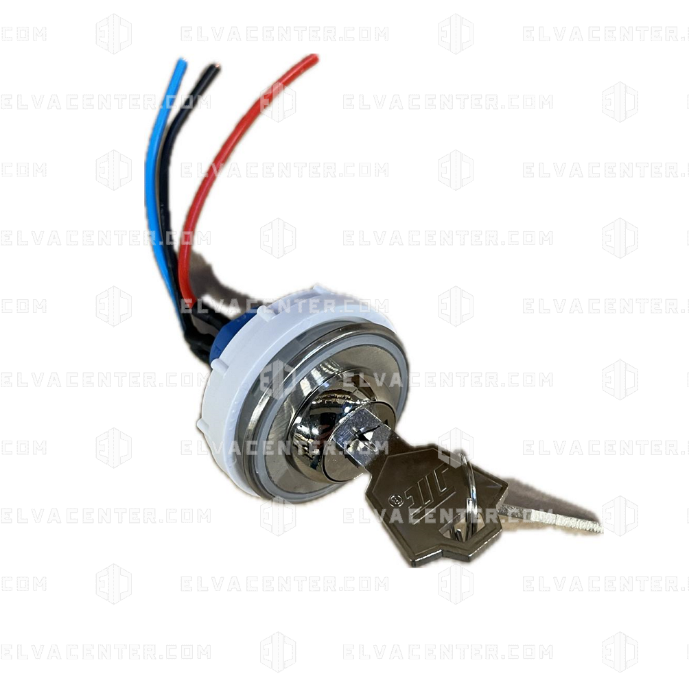 Vega, Key switch - 1P / 1E - LED BLUE