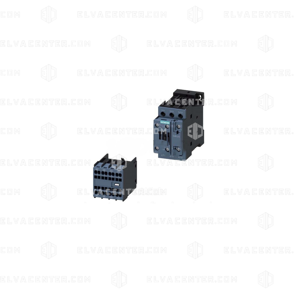 Siemens, Contactor 11KW 25A 110VAC + 2NO and 2NC auxiliary contacts