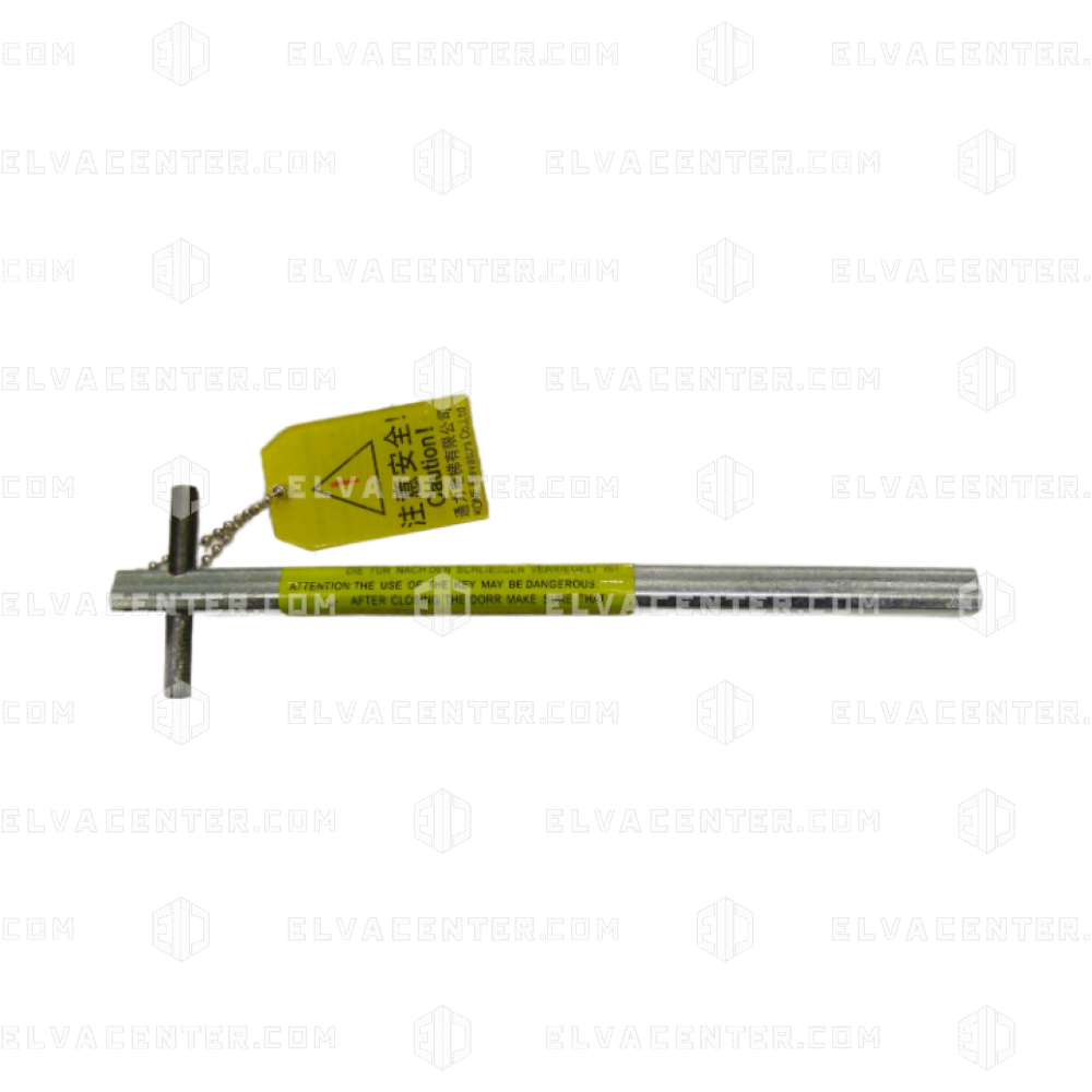 KONE, LANDING DOOR KEY AND LABEL, L=200mm
