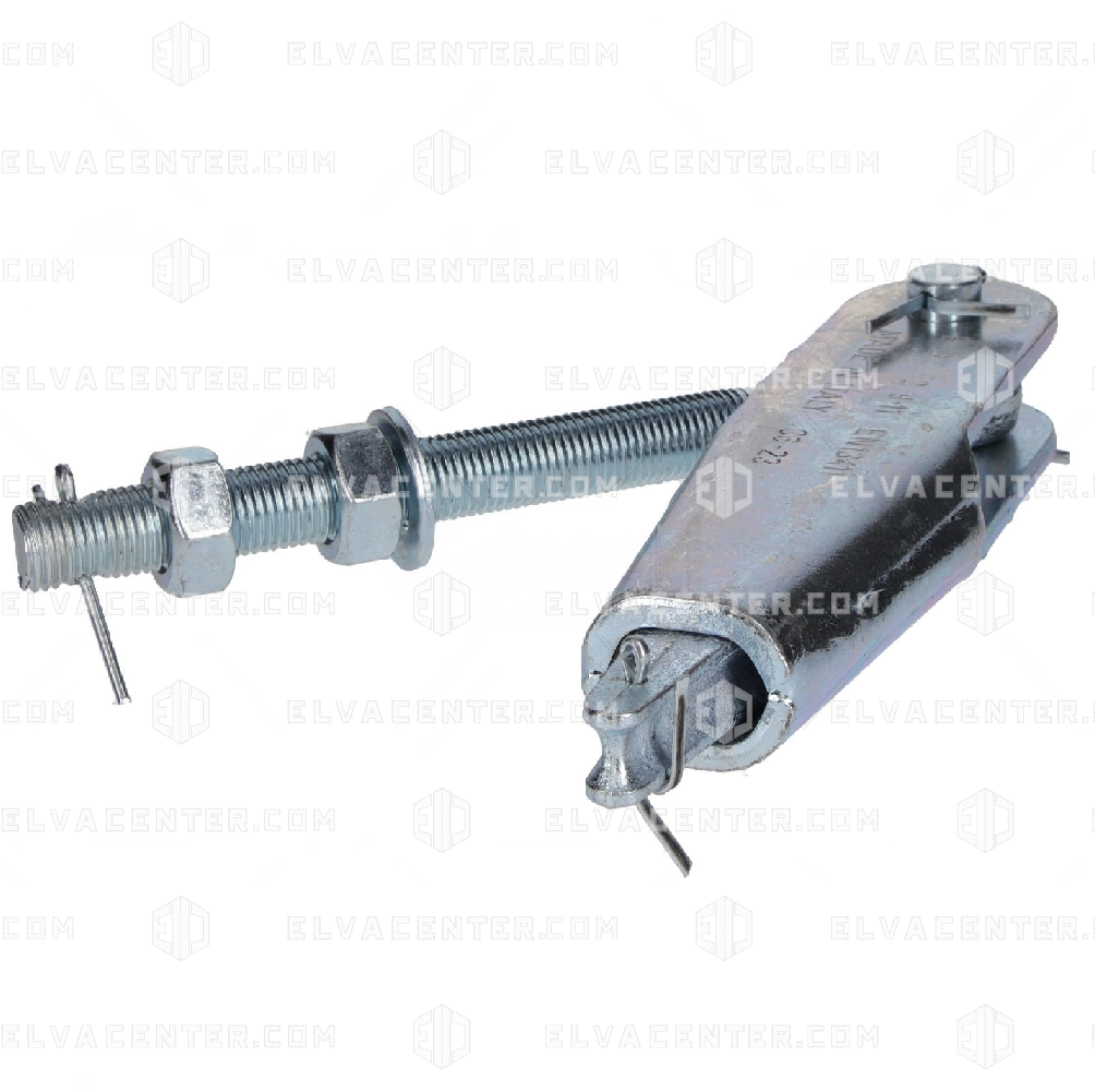 Fastener Flat Rope PFB, Flat rope anchorage for ropes Ø 9÷11 mm L=200 mm - Shop Elvacenter