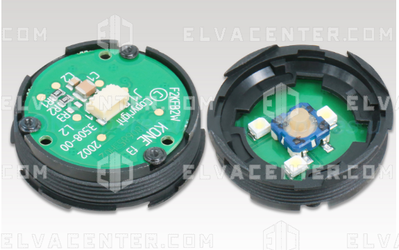 KONE, LANDING BUTTON BASE KSS SECONDARY WHITE