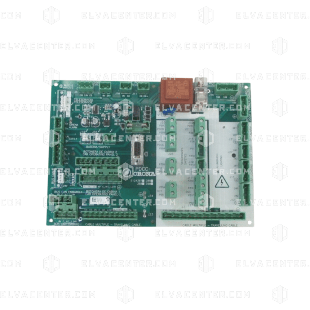 Orona, PCB PDCC ORONA ARCA II 220V without connectors Teleservice (article 26056)