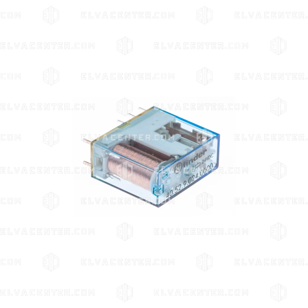Finder MINI relais 24VDC PCB PLUG IN - 2 NO/NC - 8A - (SEA, minirelais G2R-2 24VDC)