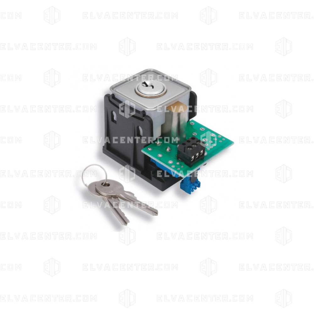 Schaefer, Key switch MS42 P/T2 – red led 30V – spring return – key position “0” removable