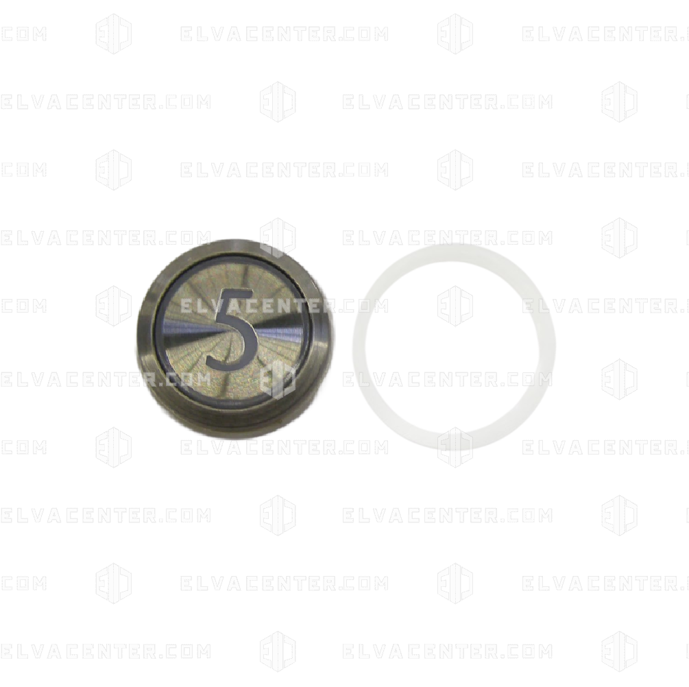 KONE, BOUTON KDS STD- MONTAGE EN SURFACE RONDE ( 5 )