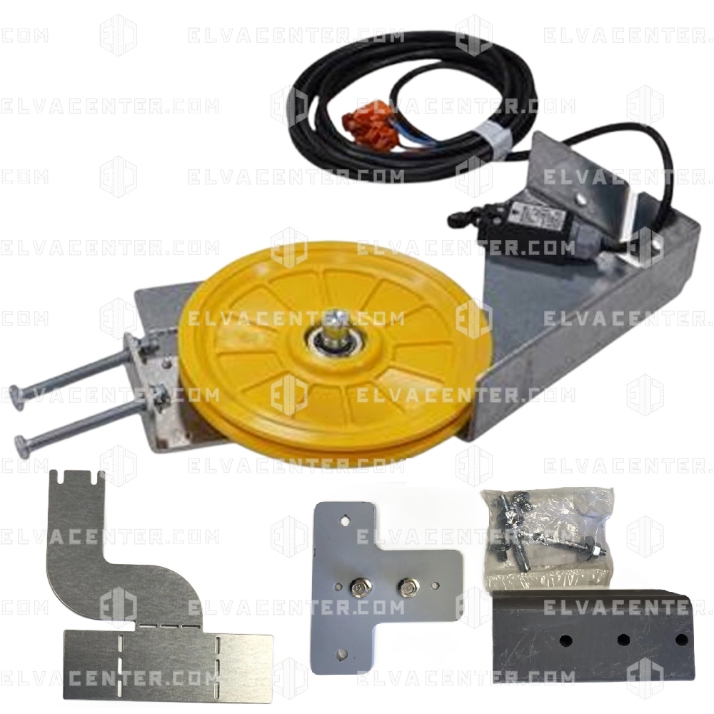 Orona, Tension pulley 200 mm for OSG M33/M34 (Left) - complete replacement kit