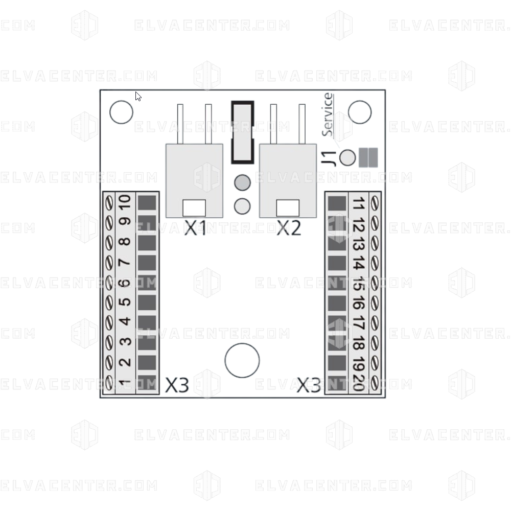 New lift, PCB ADM-3, Landing call module - Shop Elvacenter