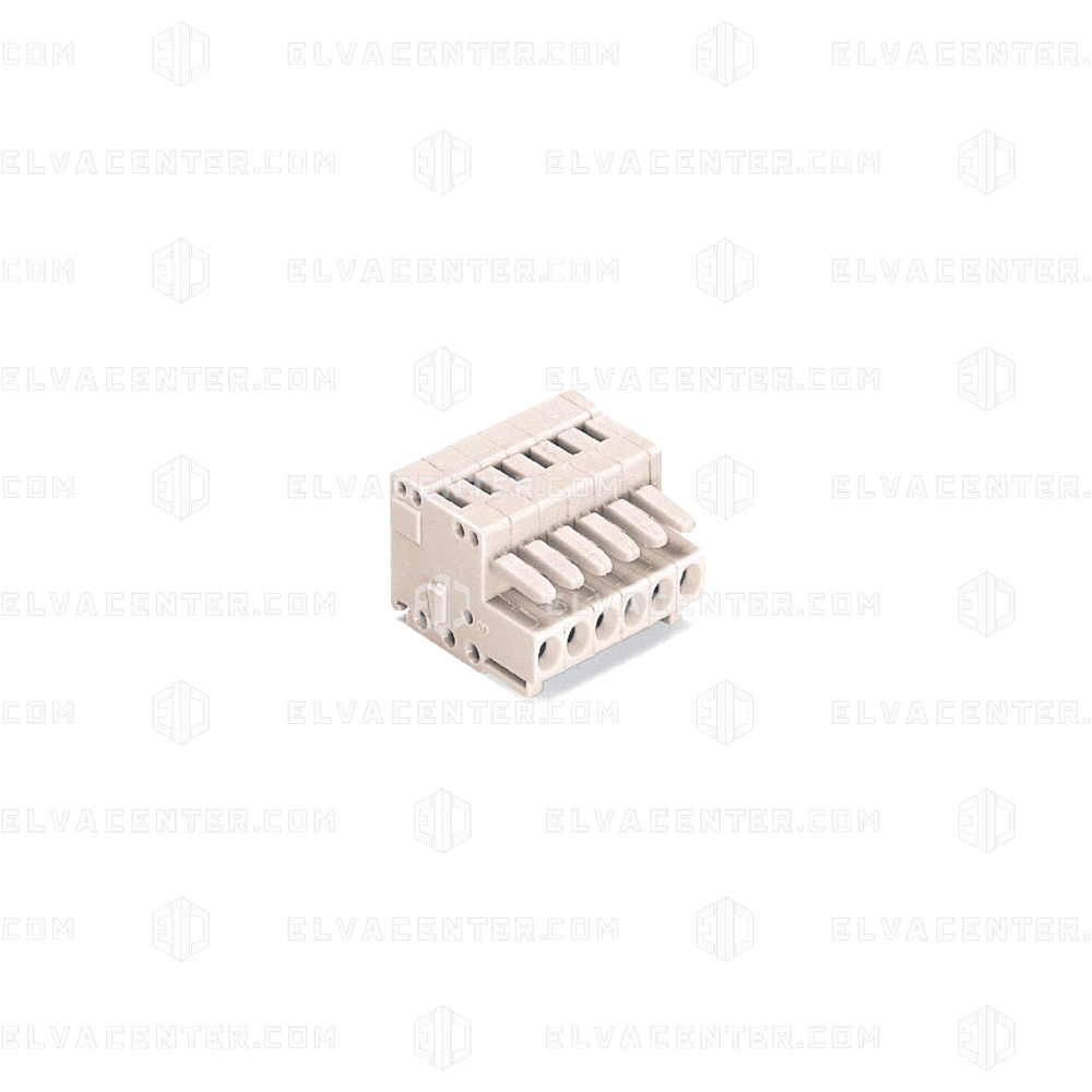 Wago, connector (female) - 5- pole - pitch 3.5 mm