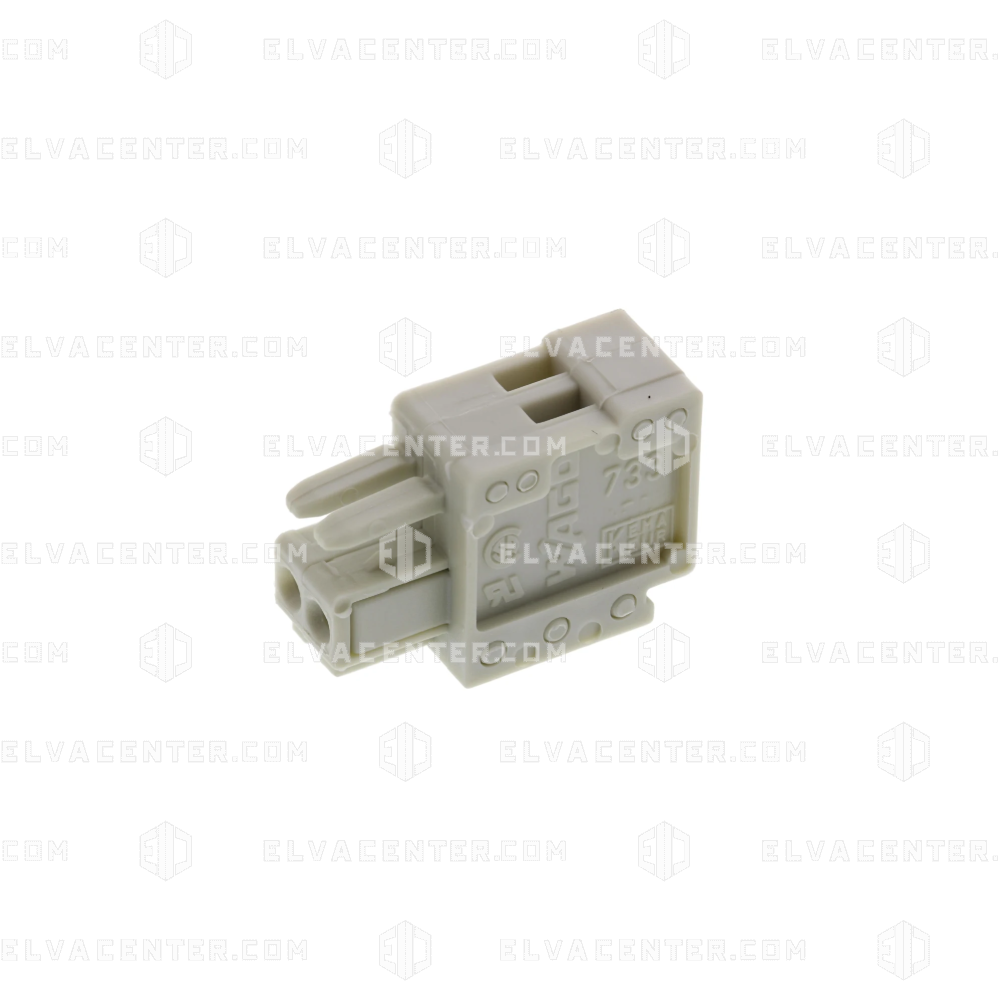 Wago, connector (female) - 2- pole - pitch 2,5mm