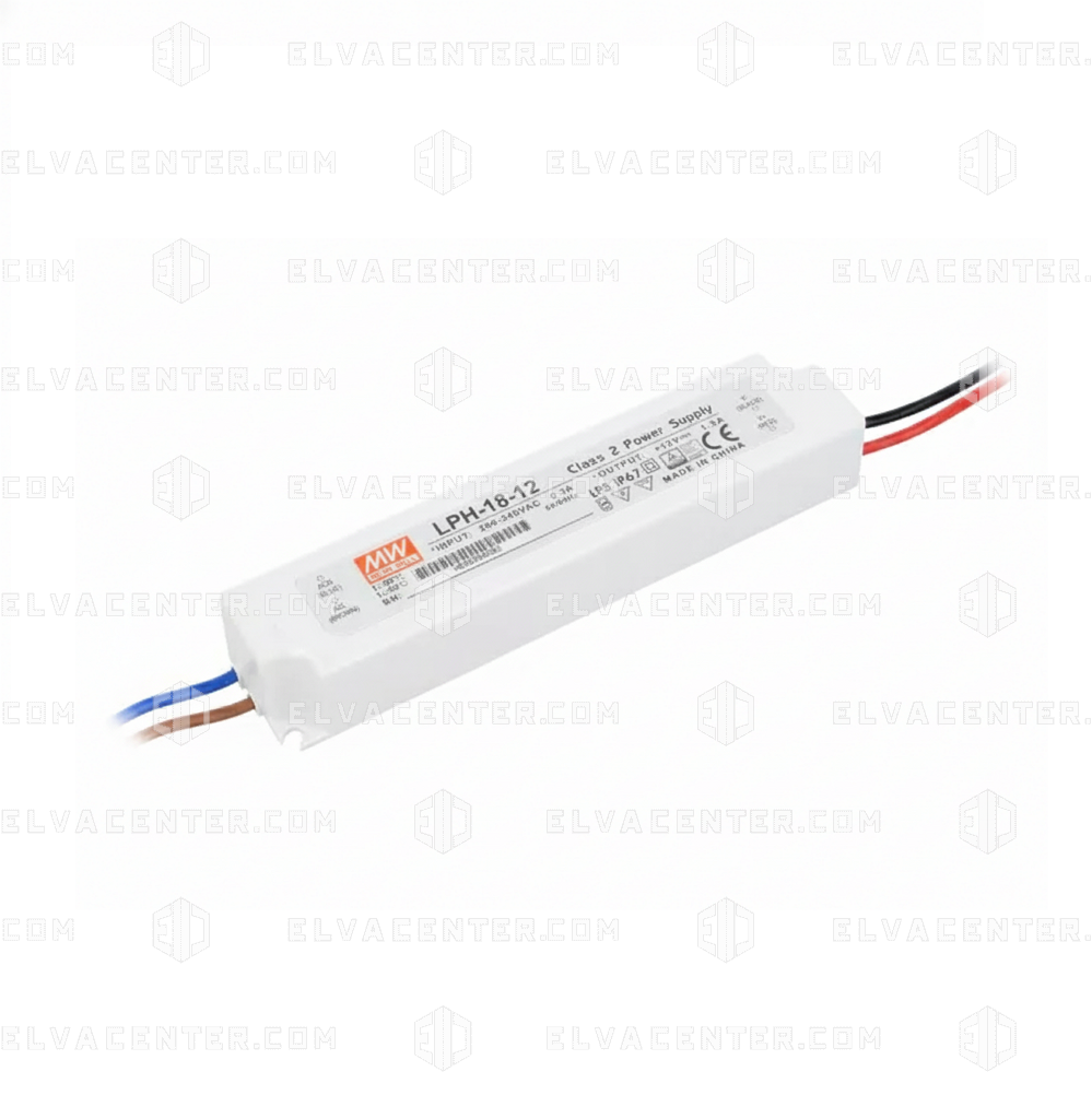 Mean Well, Stromversorgung 180-264Vac - 12 VDC - 1.5A - 18W