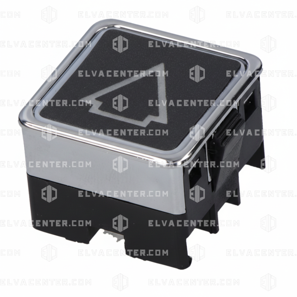 Elmi, Indicator RP42 - red LED - Chrome 