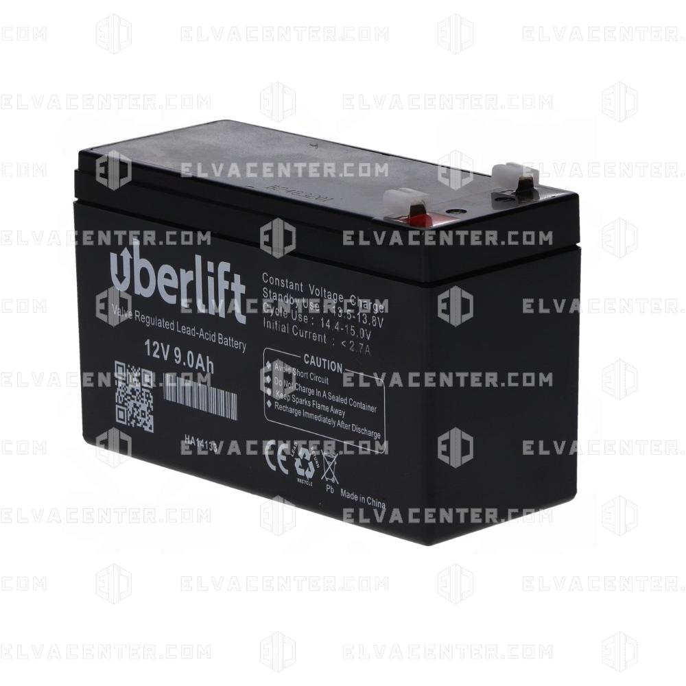 UBERLIFT, Batterie rechargeable au plomb-acide 12 V 9 Ah