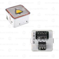 Schaefer, MT42 - ALARM - screw connect - Led Red - 12V AC/DC - 1NO/1C-NC-NO