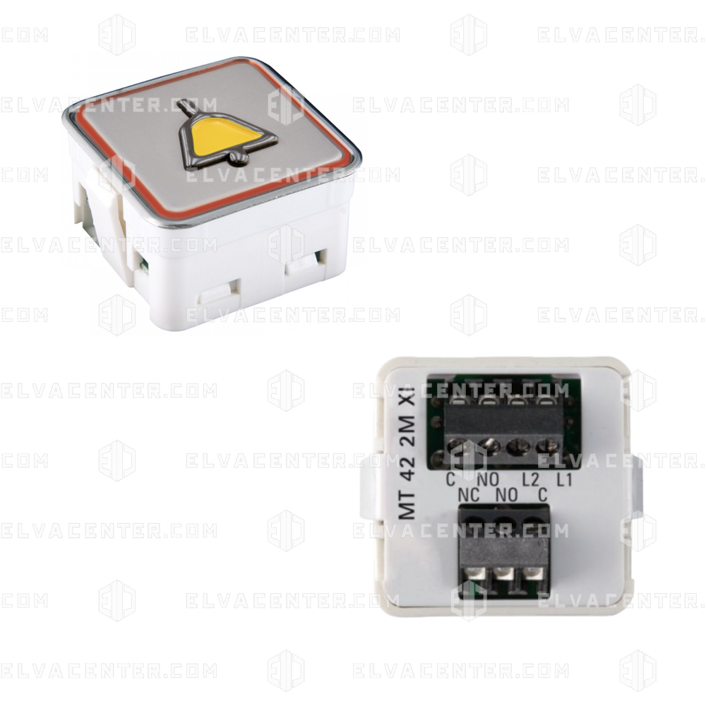 Schaefer, MT42 - ALARM - screw connect - Led Red - 12V AC/DC - 1NO/1C-NC-NO