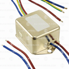 Schaffner, single-phase EMC/EMI line filter, 6 A, 250 VAC / DC, 0–400 Hz