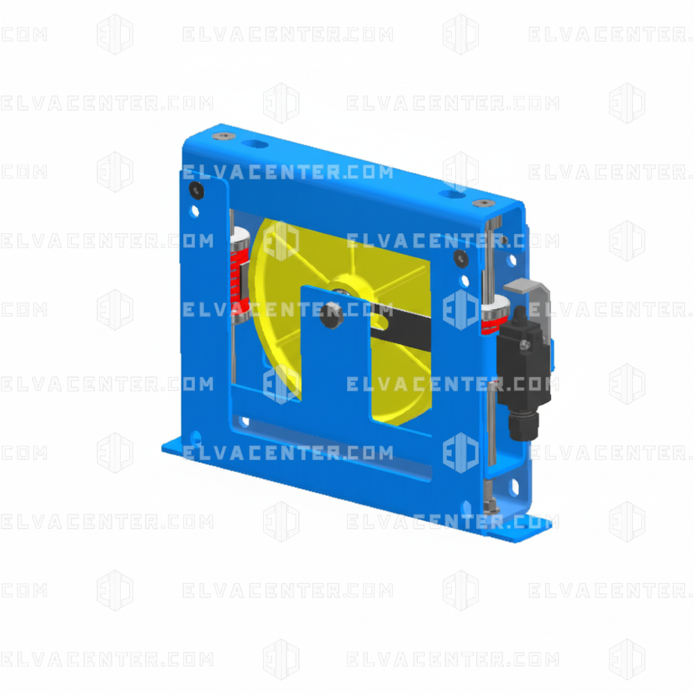 PFB, Spanwiel pit R4MC Ø 200 floor mounting