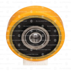 Laufrad: für hydr. Käfigrahmen - D125 x 30 - Welle 30 mm. - 2 Kugellagern 6906-2RS