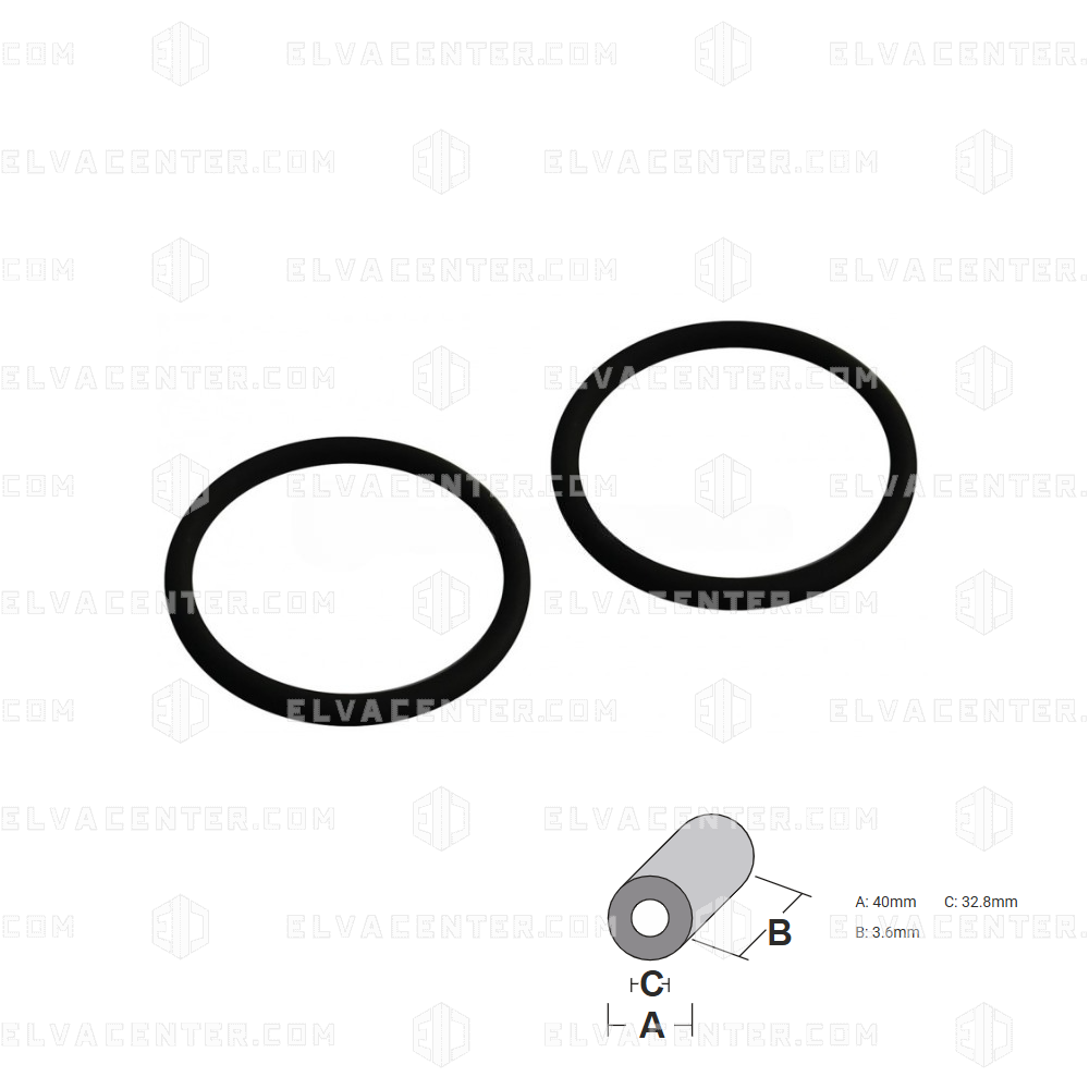 Set (2 pcs) – Rubber ring for speed governor roller GBP (for Schindler)