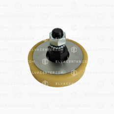 Roller VSL ø 125/M20 x 30 mm VU 93° / steel core, axle centric M20