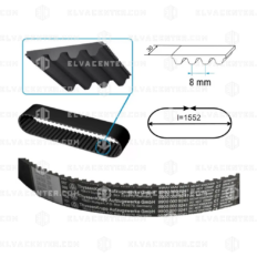Thyssen, toothed belt SB150 - motor