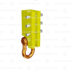 Wurtec, rail block of 8–10 mm with fork connection (set of 2)