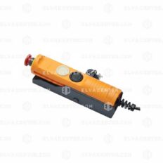 Drucktasterkasten UC60 ES-2-HK 3 m, Auf/Ab/Not-Aus, abschließbare Halterung