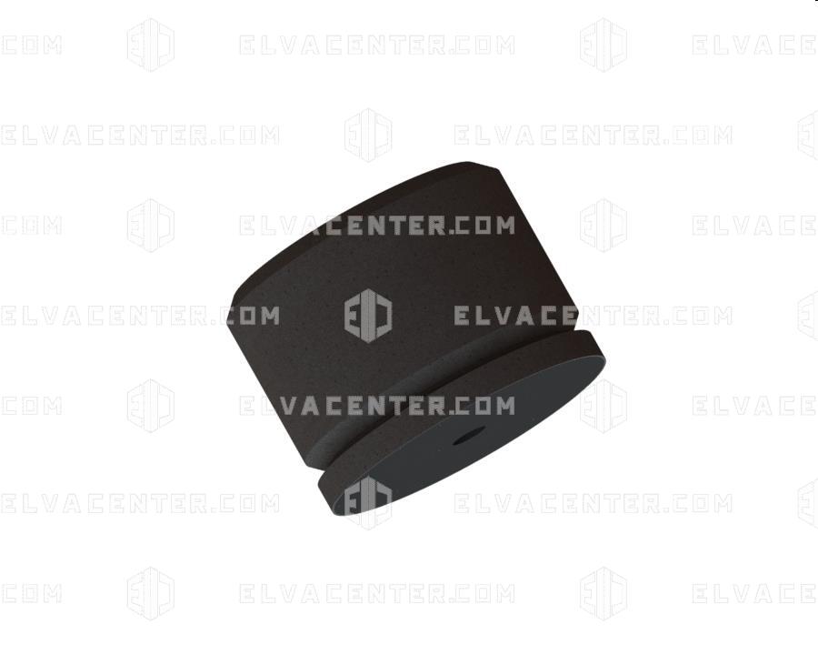 Acla, Autan HE buffer type A Ø129x103mm with round plate - EN81-20/50