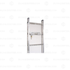 078309 - Ladder type 2 - 2.52m ladder + wall fastening & padlock - according to EN 131-2