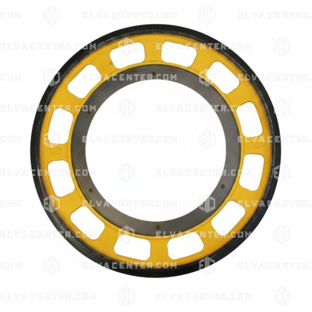 Fujitec, Polley diameter external: 588 mm, internal diameter: 330 mm