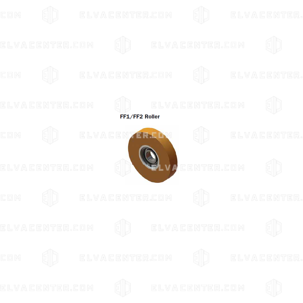 Acla, FF1/FF2 roller - 125/25 x 25 mm - 6205-2RS - ACLATHAN-VU 94A