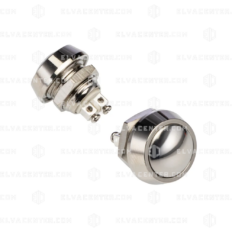 Bulgin, Push Button Switch MMP0120 - Momentary - Cutout Diameter 12mm - SPST - IP67 - Max 36 V ac/dc