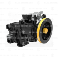 Sicor, traction machine SH110B RR 1/55 VVVF 1500 RPM - 4KW incl. rope guard