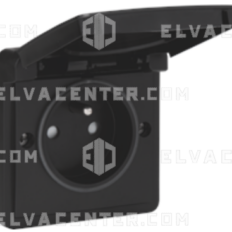 SOCKET - HYDRO - 16A/250V, PIN EARTH, CHILD PROTECTION, SCREW TERMINALS, HINGED LID, SPLASH-PROOF, S