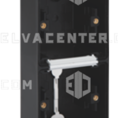 MOUNTING BOX - DOUBLE VERTICAL - SPLASH-PROOF, DOUBLE M20 ENTRY, FOR TWO FUNCTIONS, COLOR: BLACK