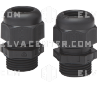 CABLE GLAND - M20 - POLYAMIDE, MOISTURE- AND DUST-TIGHT, FOR CABLES 6–13 MM IN DIAMETER, BLACK