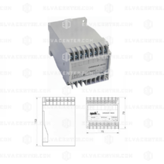 Nork-2, Battery Charger 48Vdc (power supply) - DIN rail mounting