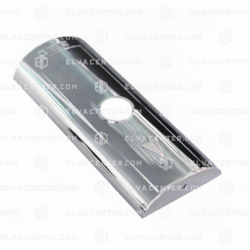 Otis, LOP cover plate - 1 button - Chrome